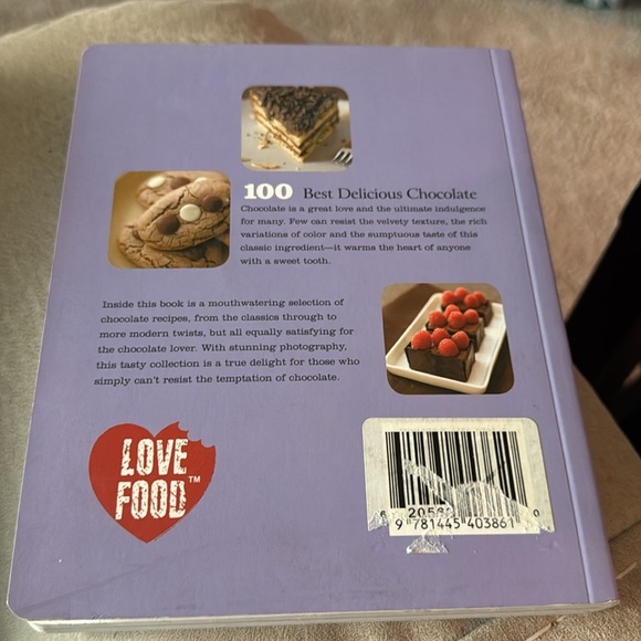 100 Best Delicious Chocolate Tempting Treats Recipes Book EUC - Picture 2 of 4